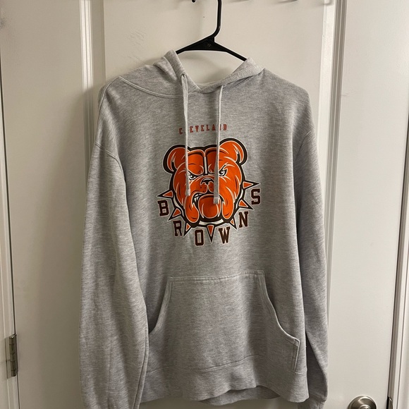 Gray Cleveland Browns Hoodie - Picture 1 of 3